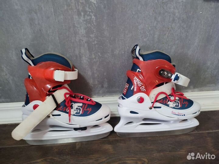 Коньки 30-33 раздвижные