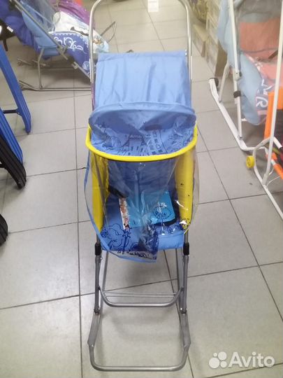 Детские санки коляска