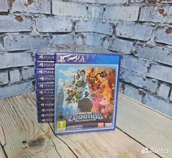 Minecraft legends диск новый ps4 русские субтитры