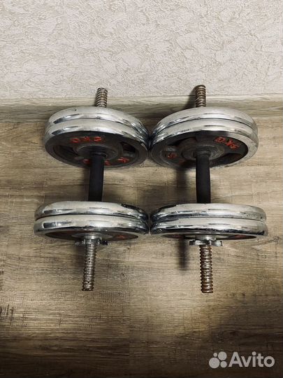 Гантели разборные 46кг (2х23кг)