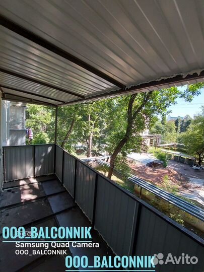 Расширение балконов с отделкой