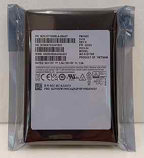 SSD Samsung PM1653 7.68Tb mzilg7T6hbla-00A07