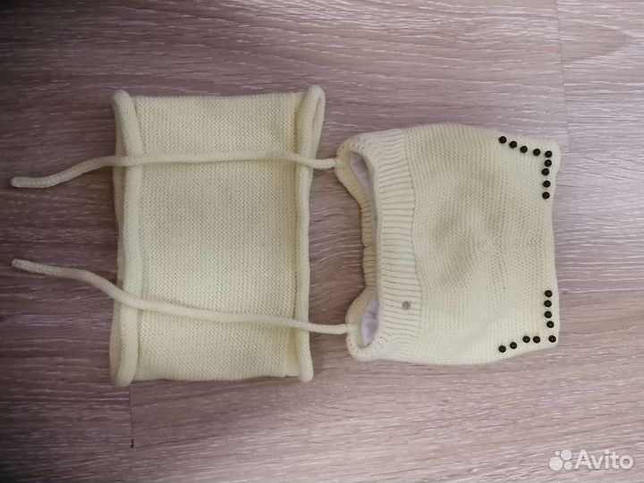 Комплект шапка и снуд