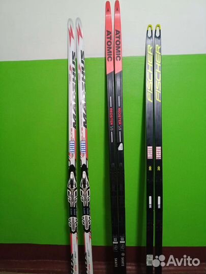 Беговые лыжи atomic s9,madshus redline, fischer 3d