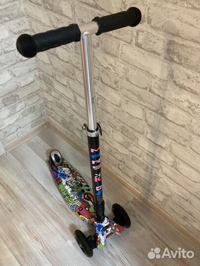 Самокат детский трехколесный бу