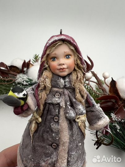 Ватные игрушки на елку