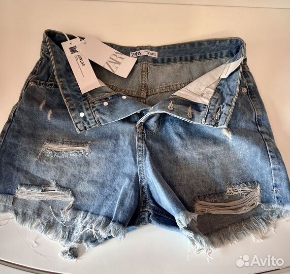 Джинсовые шорты Zara 28