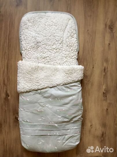 Конверт зимний на меху в коляску