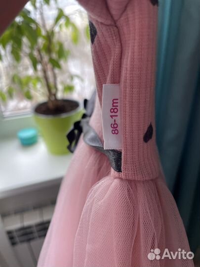 Платье на девочку 86