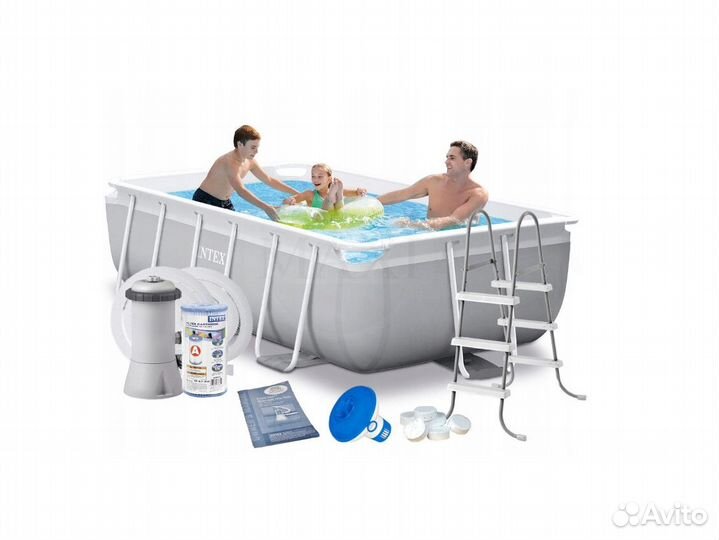 Каркасный бассейн Intex новый