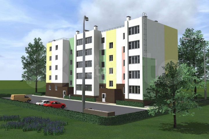 2-к. квартира, 75,2 м², 4/5 эт.