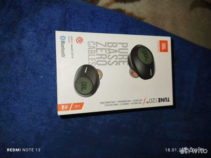 Беспроводные наушники jbl tune 120 tws