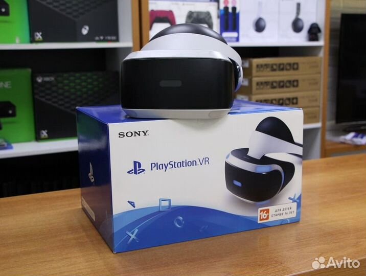 Шлем Sony Playstation PS VR (PS4) бу