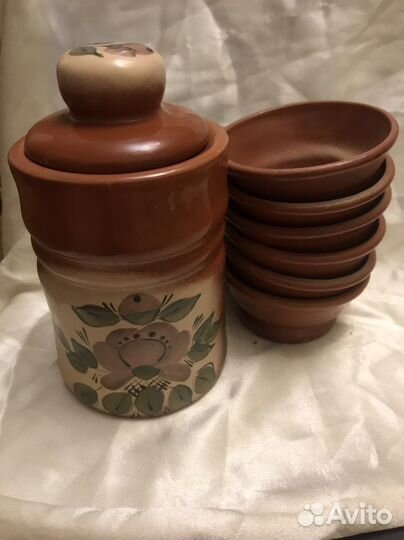 Набор для варенья или мёда керамика СССР