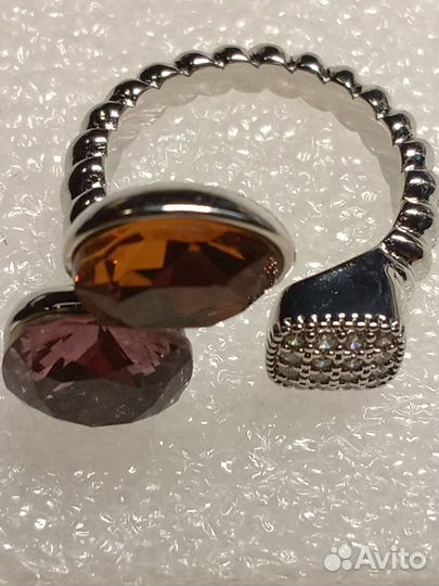 Стильное Кольцо с Султанитом 17,5