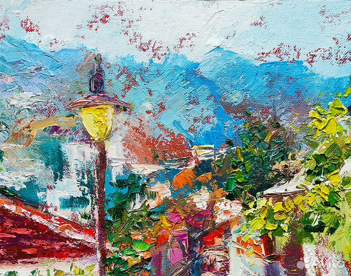 Картина маслом на холсте Крым 