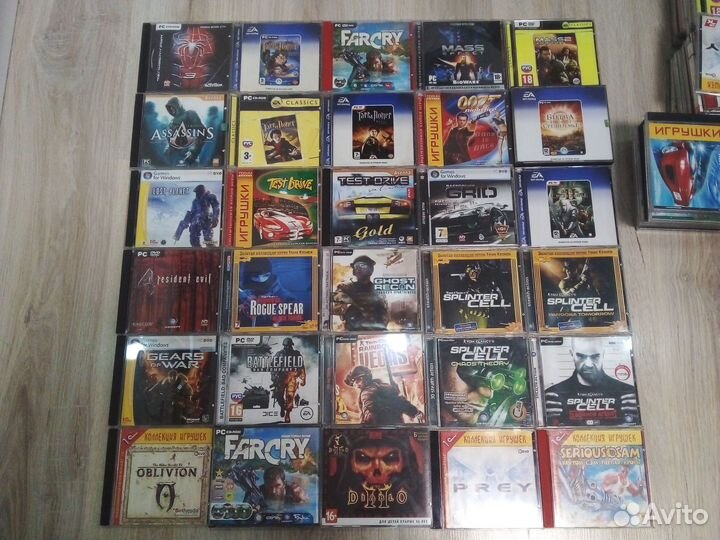 Игры на пк в заводской упаковке и не только