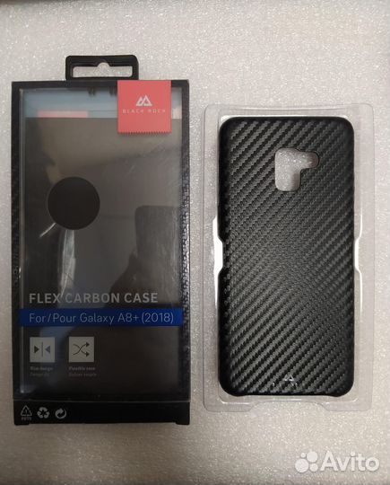 Чехол Flex Carbon Case для Samsung Galaxy A8 Plus