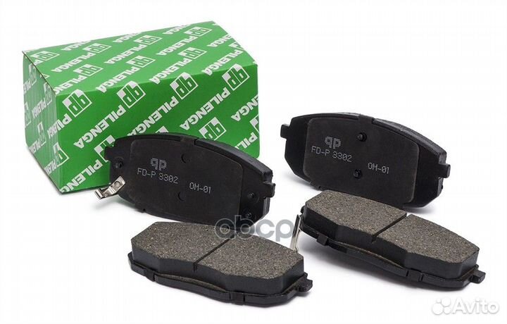 Колодки тормозные дисковые перед прав/лев FD