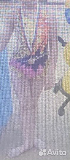 Гимнастический купальник со стразами сваровски