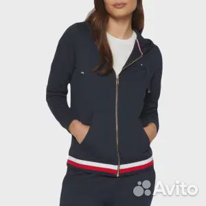 Толстовка на молнии Tommy Hilfiger Heritage, темно