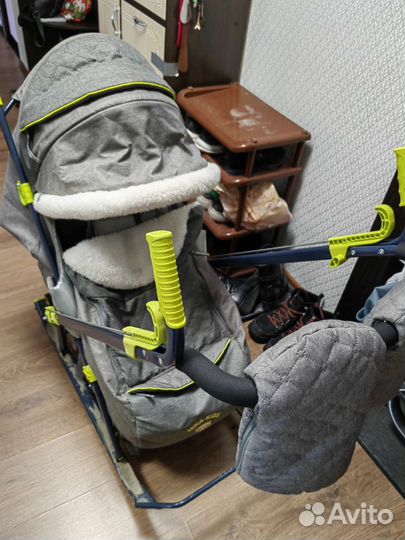 Детские санки коляска бу