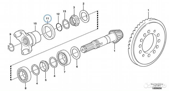 CA0145050 Сальник главной пары экскаватор погрузчи