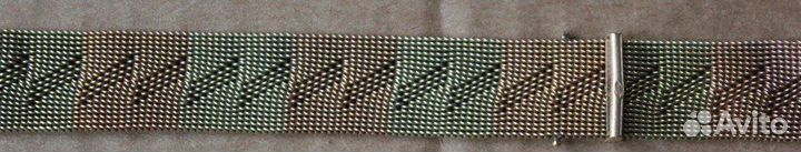Браслет мужской 56 проба трехцветный до 1917 года