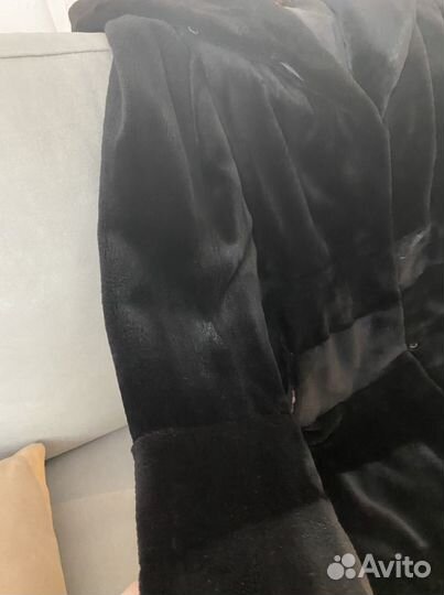 Шуба из канадской стриженной норки