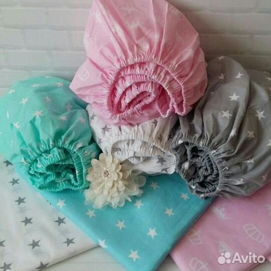 Простынь на резинке новая