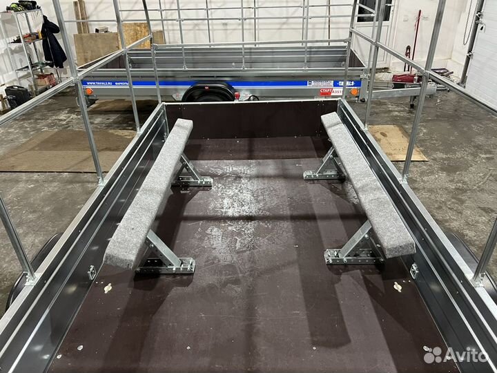 Стапель для перевозки пвх лодки и гидроцикла в бор