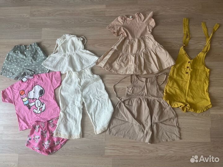 Летние вещи для девочки 92