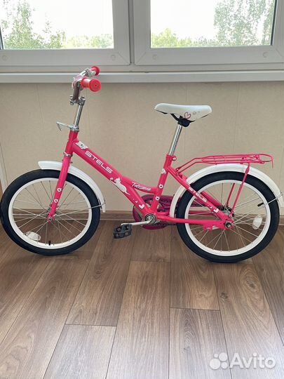 Велосипед детский 18 дюймов для девочки stels