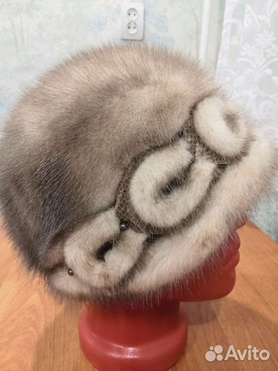 Шапка норковая женская