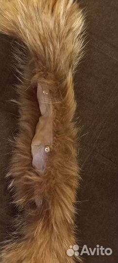 Меховой воротник енот