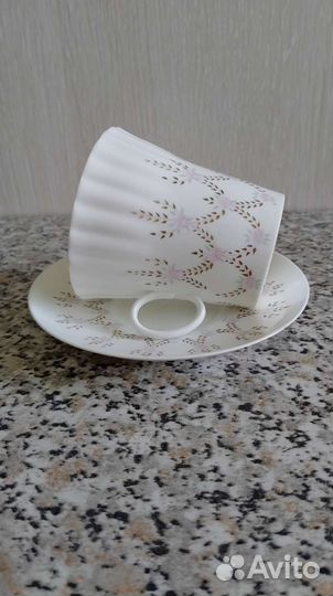 Чашка с блюдцем кофейная