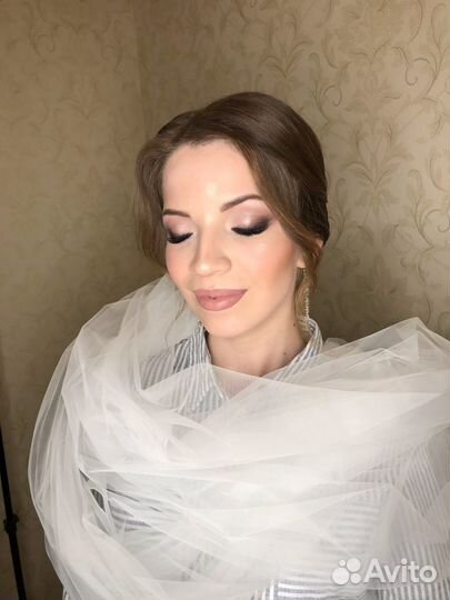 Макияж прически брови платок на никах