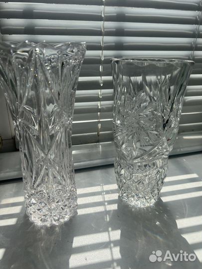 Хрустальная ваза