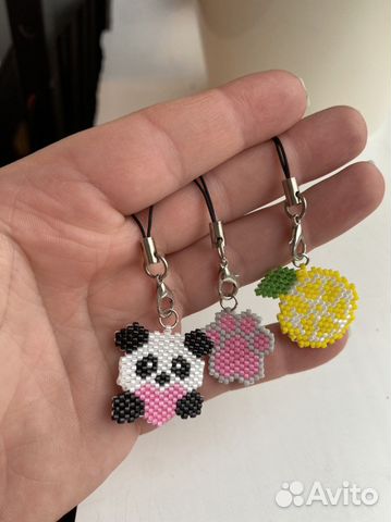 Брелки из бисера, брелоки