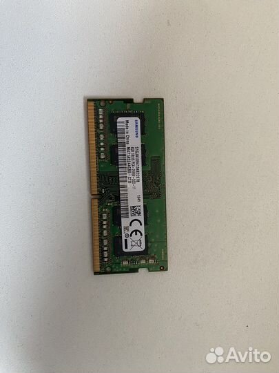 Оперативная память Samsung ddr4 so dimm 2666 4gb