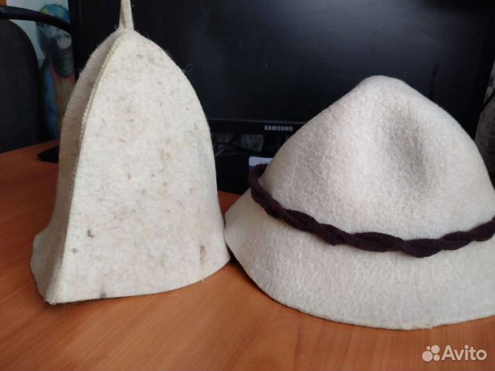 Войлочные шапки для бани