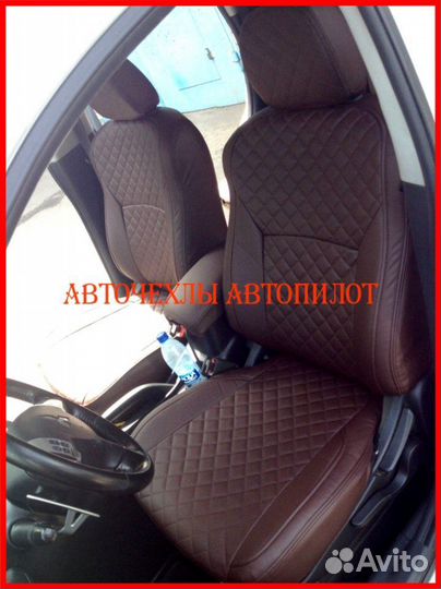 Чехлы Автопилот Mitsubishi Outlander XL из экокожи