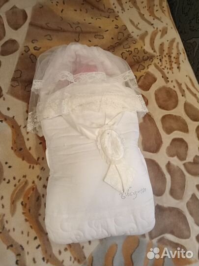 Конверт на выписку, вещи для девочки