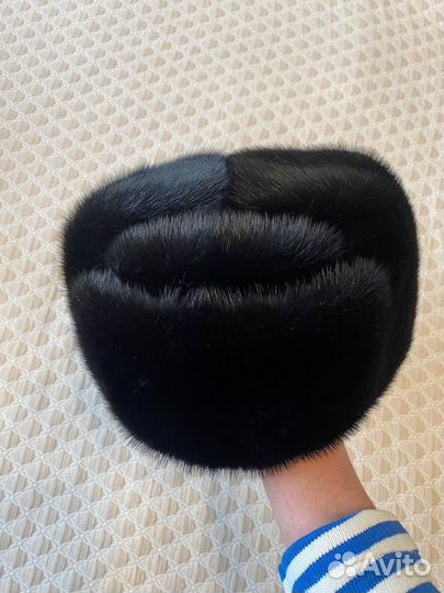 Норковая шапка мужская