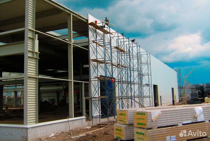 Новые сэндвич панели от 300м2 от производителя