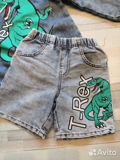 Джинсовая куртка + шорты