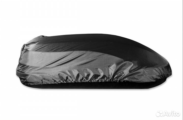 Автобокс на крышу ED Magnum 350 черный глянец