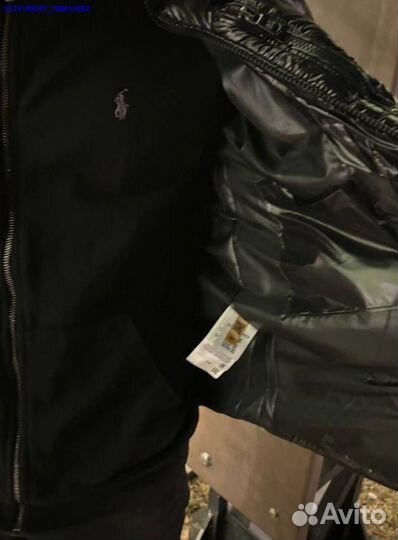 Пуховик с блестящей отделкой от Polo Ralph Lauren