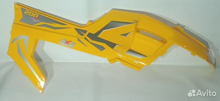 Пластик боковой правый ATV wild track X, желтый