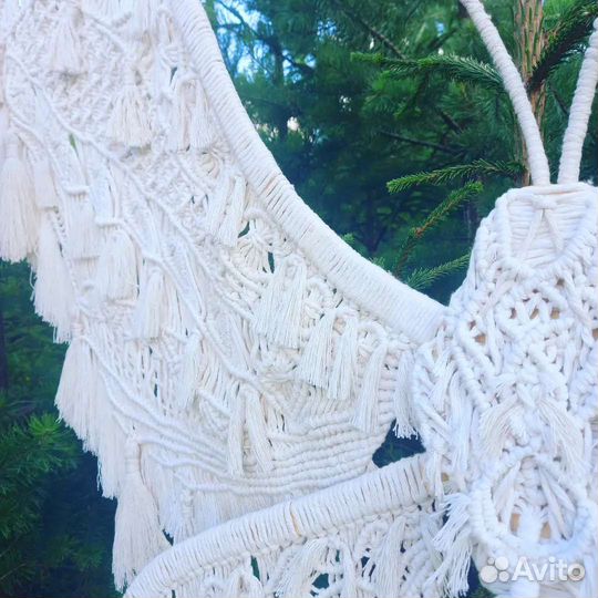 Панно Бабочка макраме